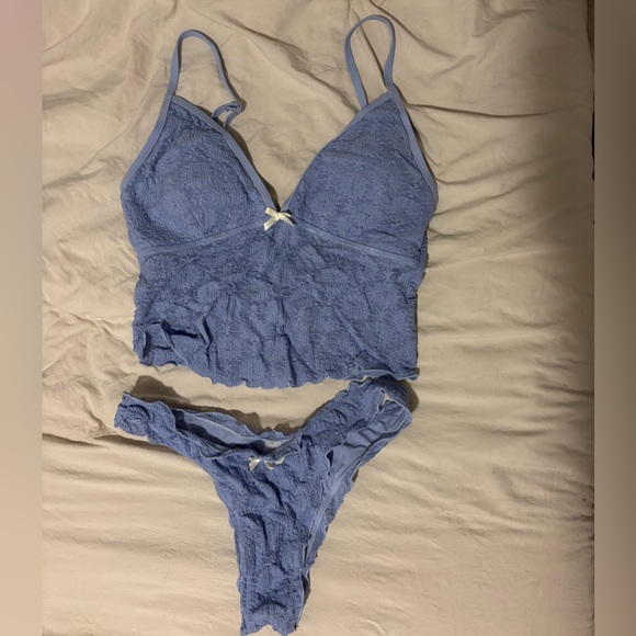 Light Blue bathing suit - Picture 4 of 7